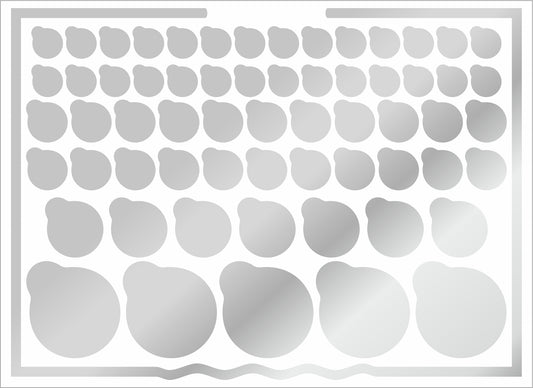 Adesivi Blackout Dr Zzeds Per Luci LED Portatili - 130 Pezzi Adesivi Blackout Dr Zzeds Per Luci LED Portatili - 130 Pezzi